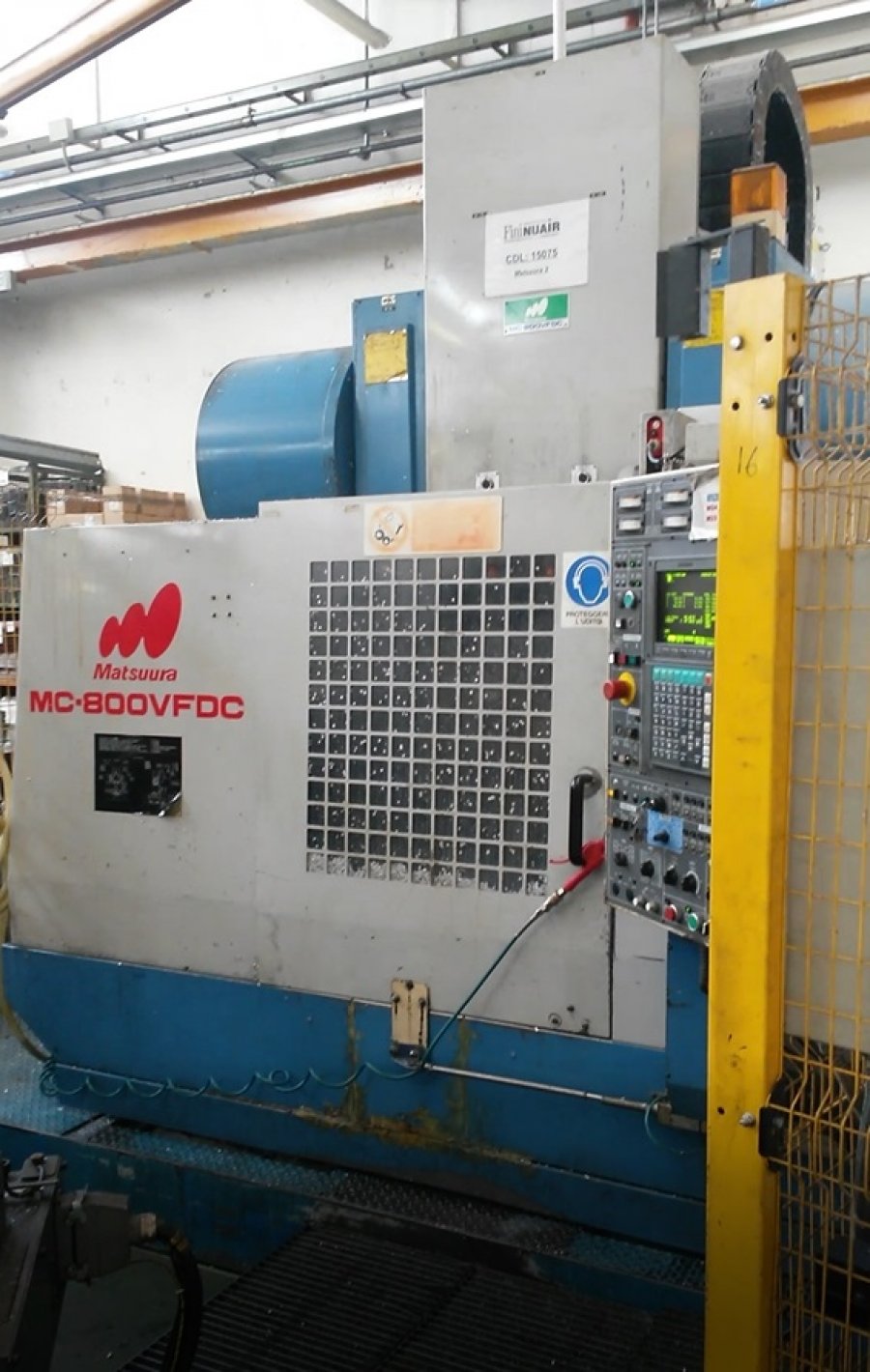 Makinate | Centre d'usinage 5 axes Matsuura MC 800 VFDC (18)